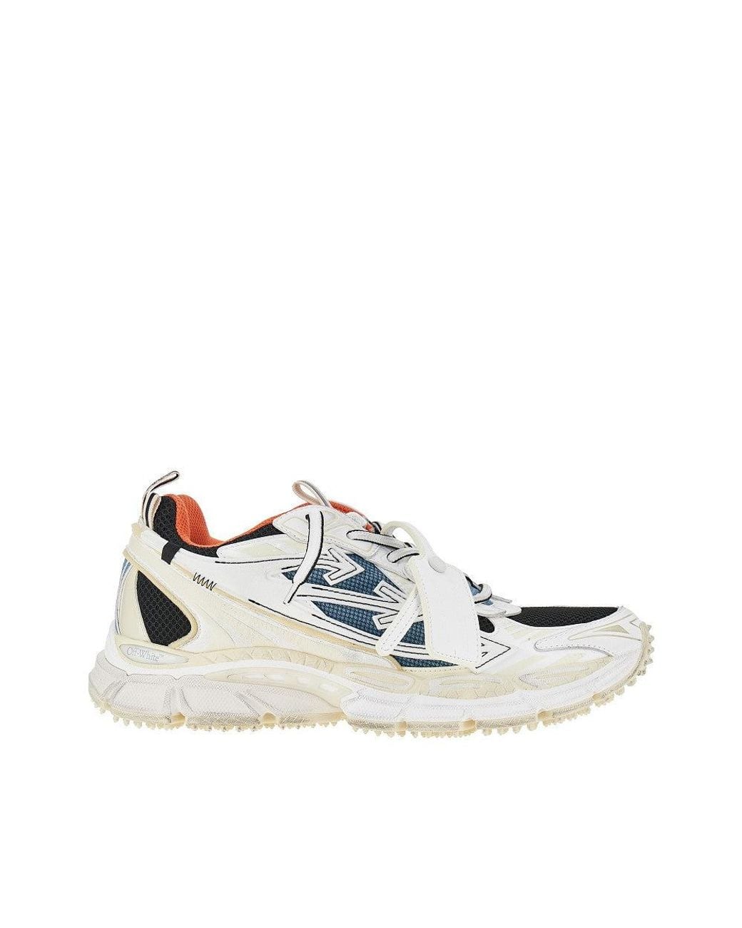 Off-White c/o Virgil Abloh Blue Worn Out Effect 'Be Right Back' Sneakers for men