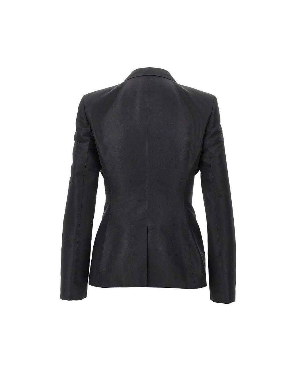 Gucci Black Silk Faille Jacket