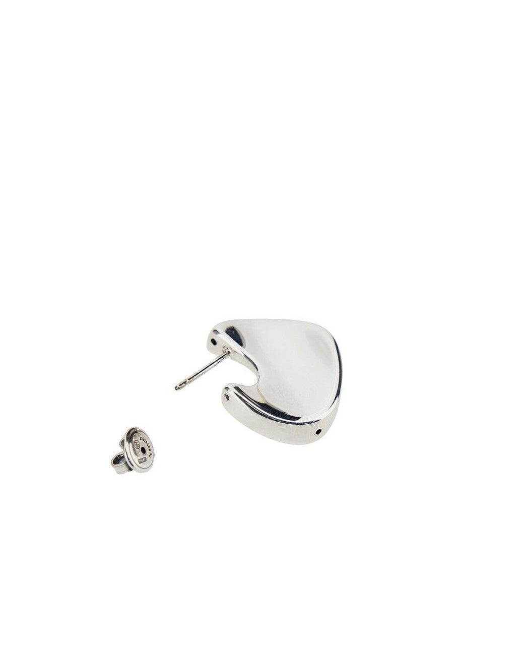 Bottega Veneta Metallic Small 'Disc' Earrings