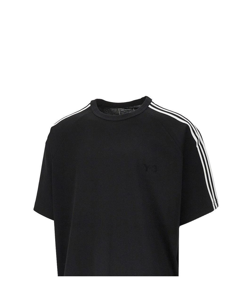 Y-3 Black Wool-Blend Jersey T-Shirt for men