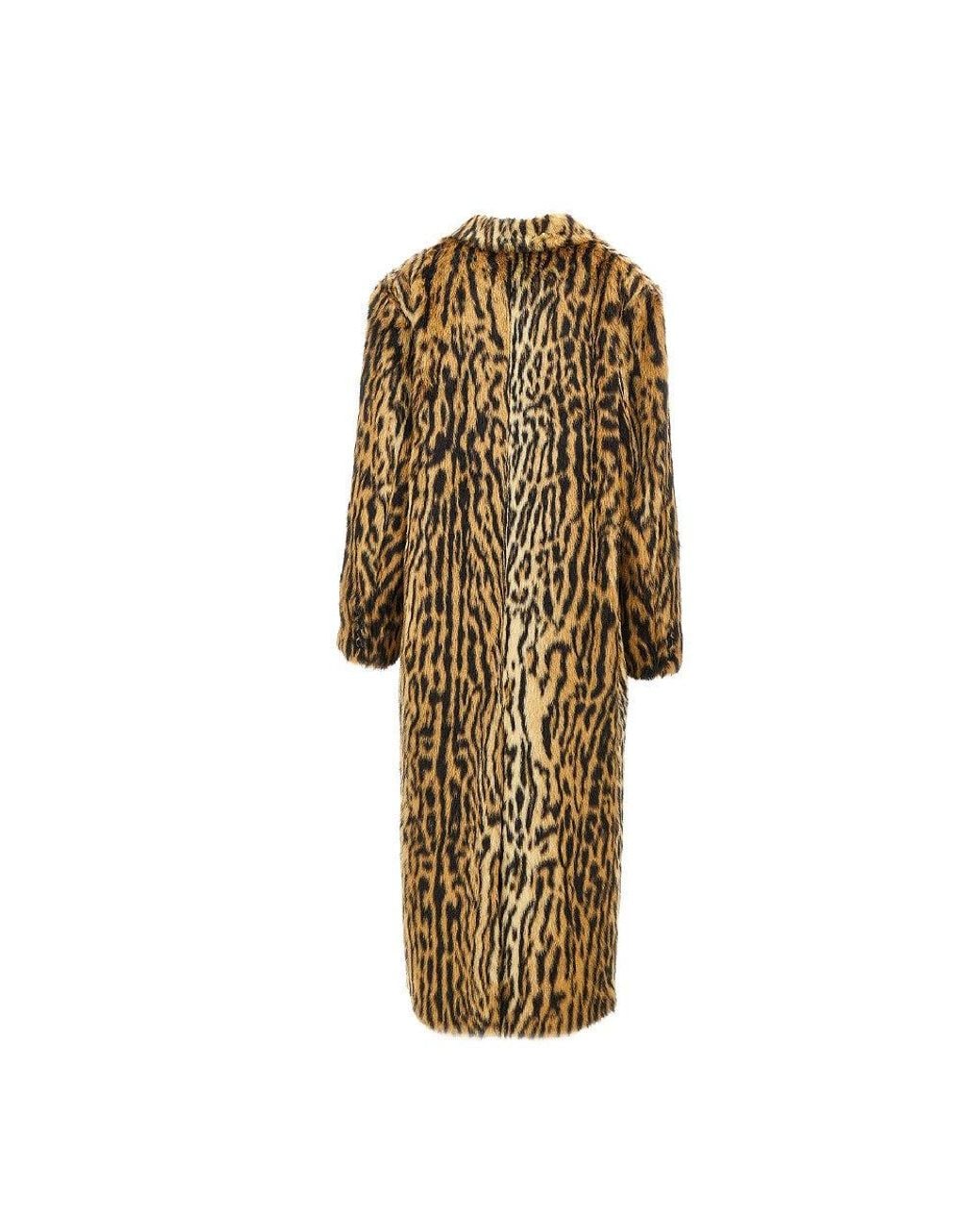Stand Studio Metallic 'Marceline' Faux Fur Coat
