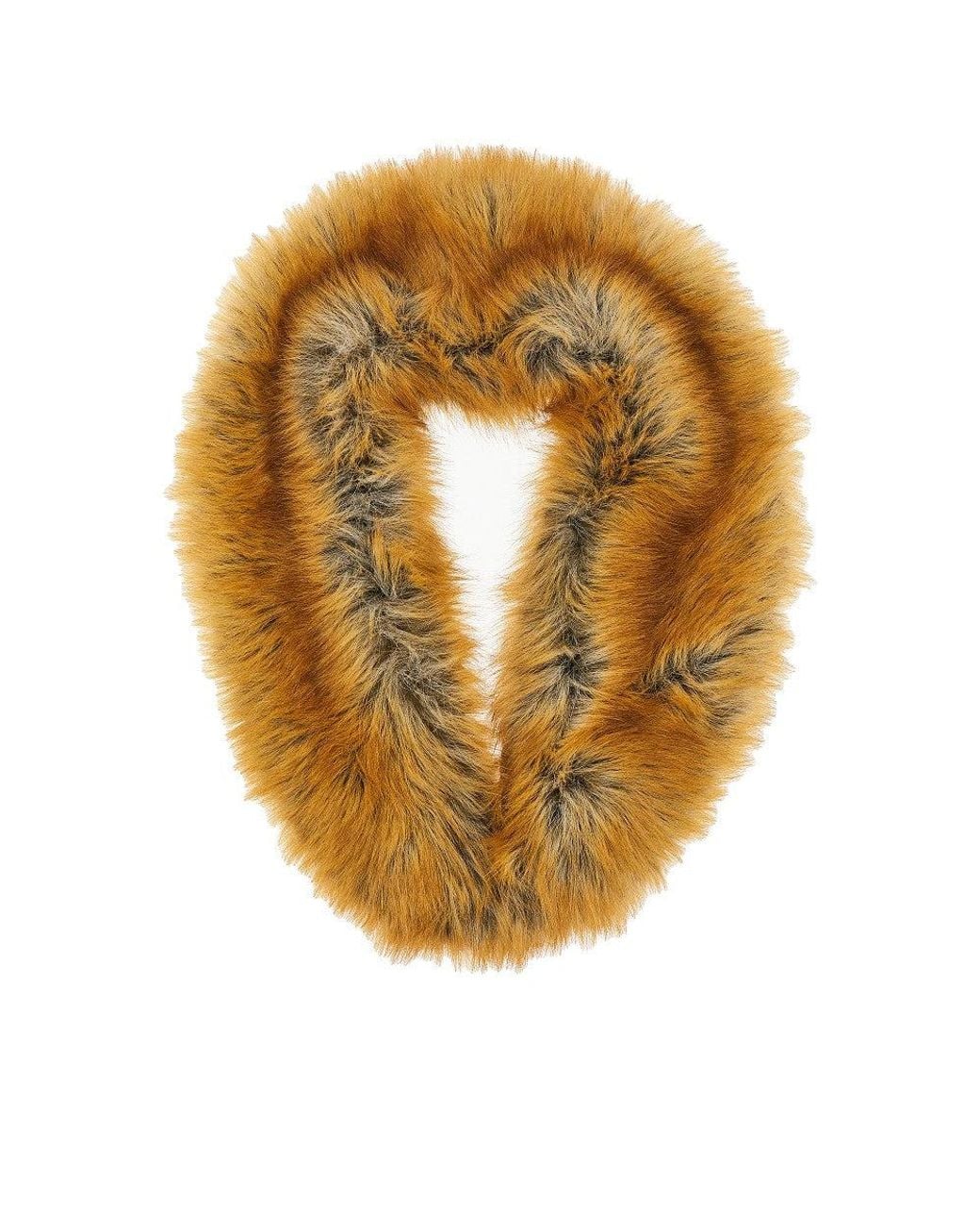 Stand Studio Metallic 'Zofia' Faux Fur Shawl Collar