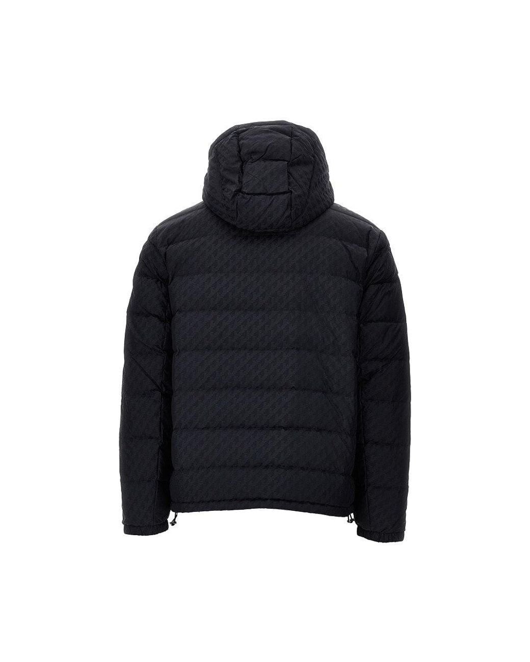 Emporio Armani Blue Reversible Nylon Down Jacket for men