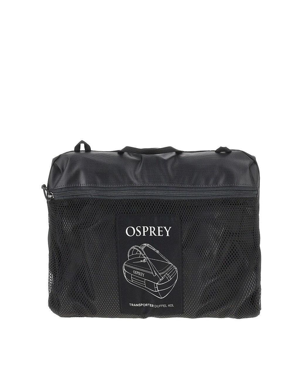 Osprey Gray 'Transporter Duffel 40' Travel Bag for men