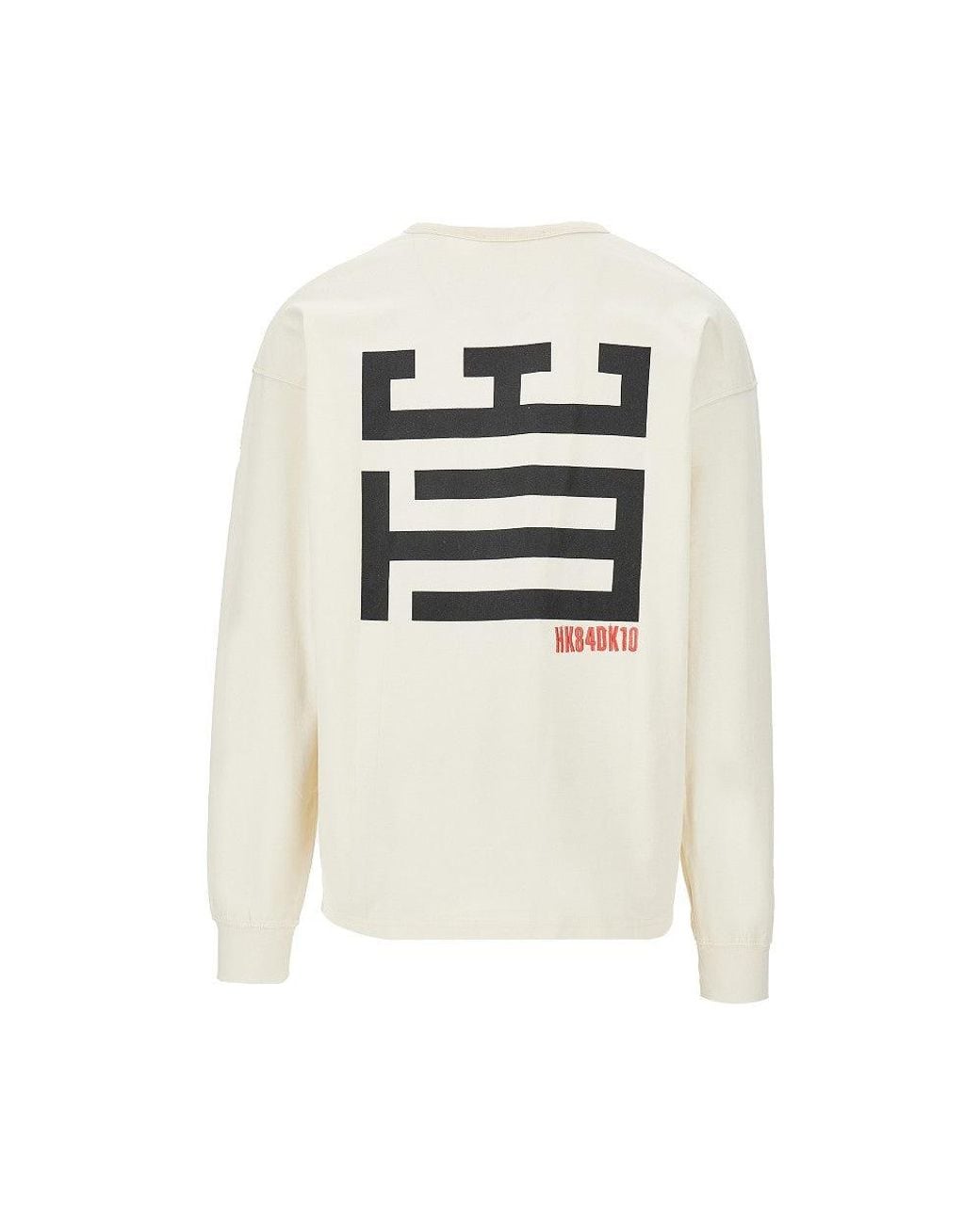Woodbird White 'Wbjoes Mono' Long-Sleeved T-Shirt for men
