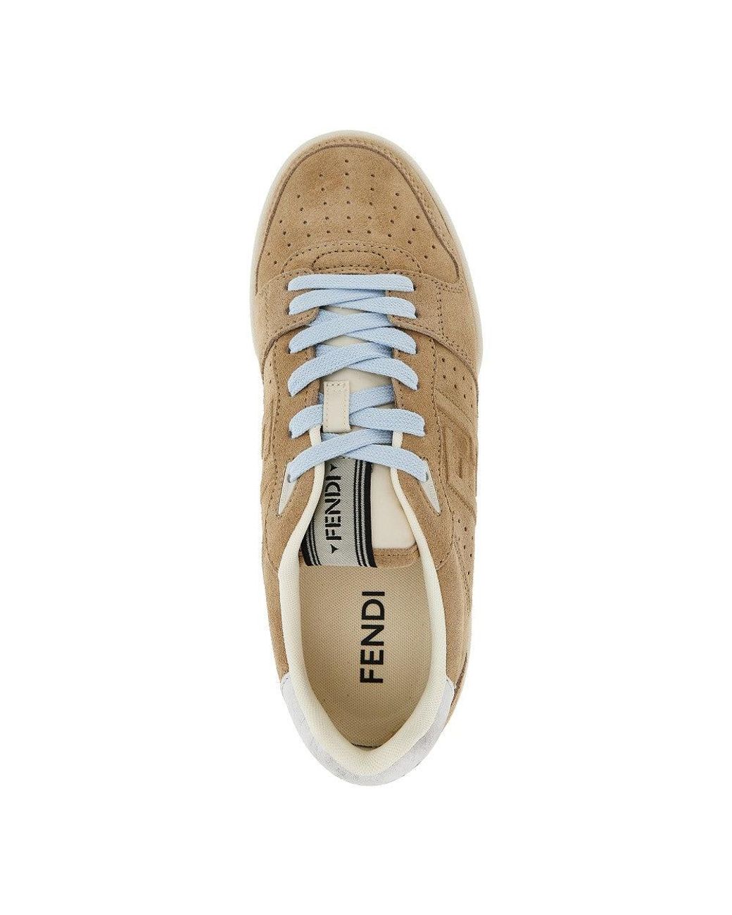 Fendi Natural Suede Leather Match Sneakers 7 for men