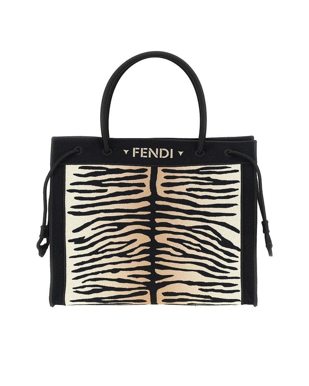 Fendi Black Large Magic' Shopping Bag