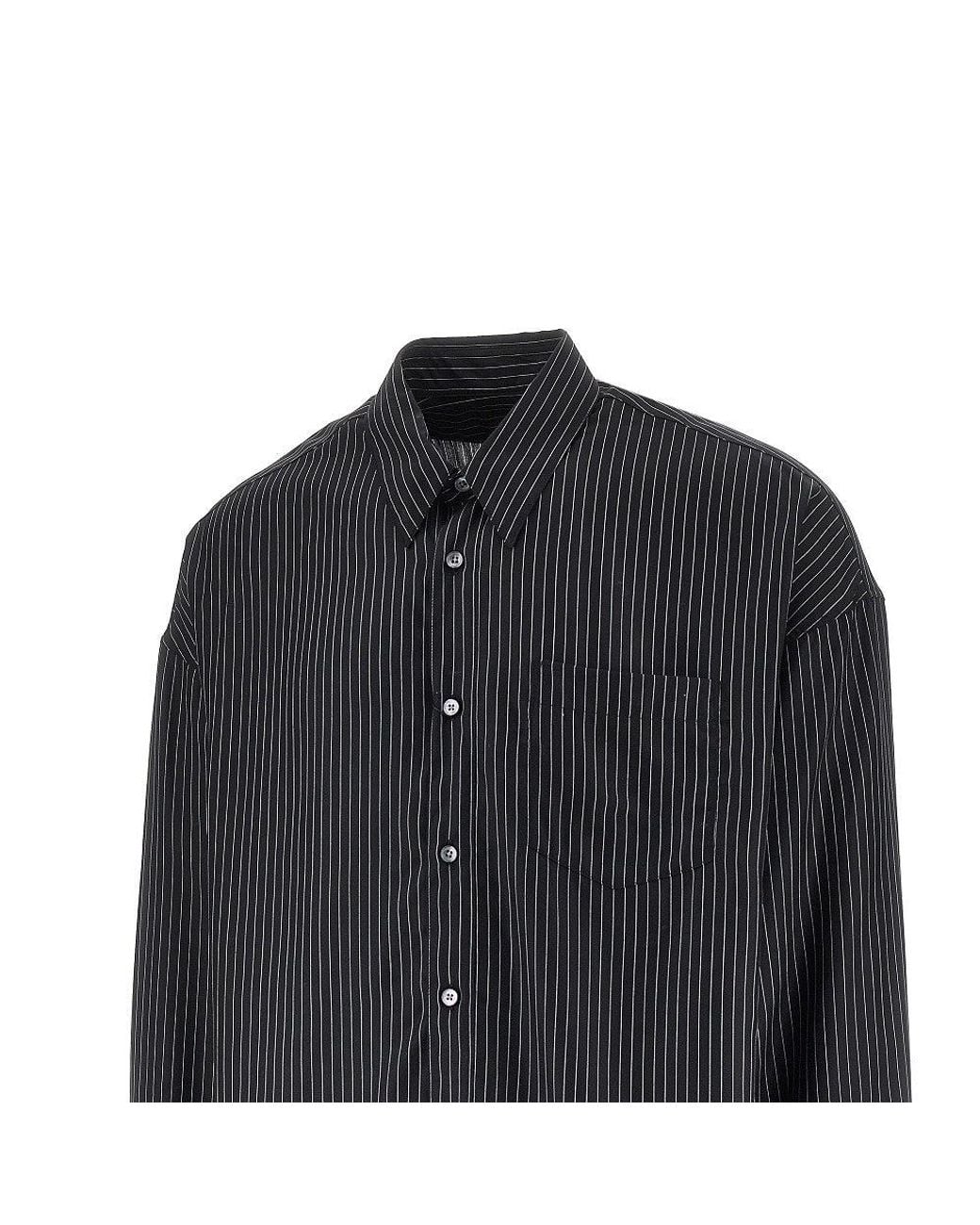 sunflower Blue 'Stable' Pinstriped Shirt for men