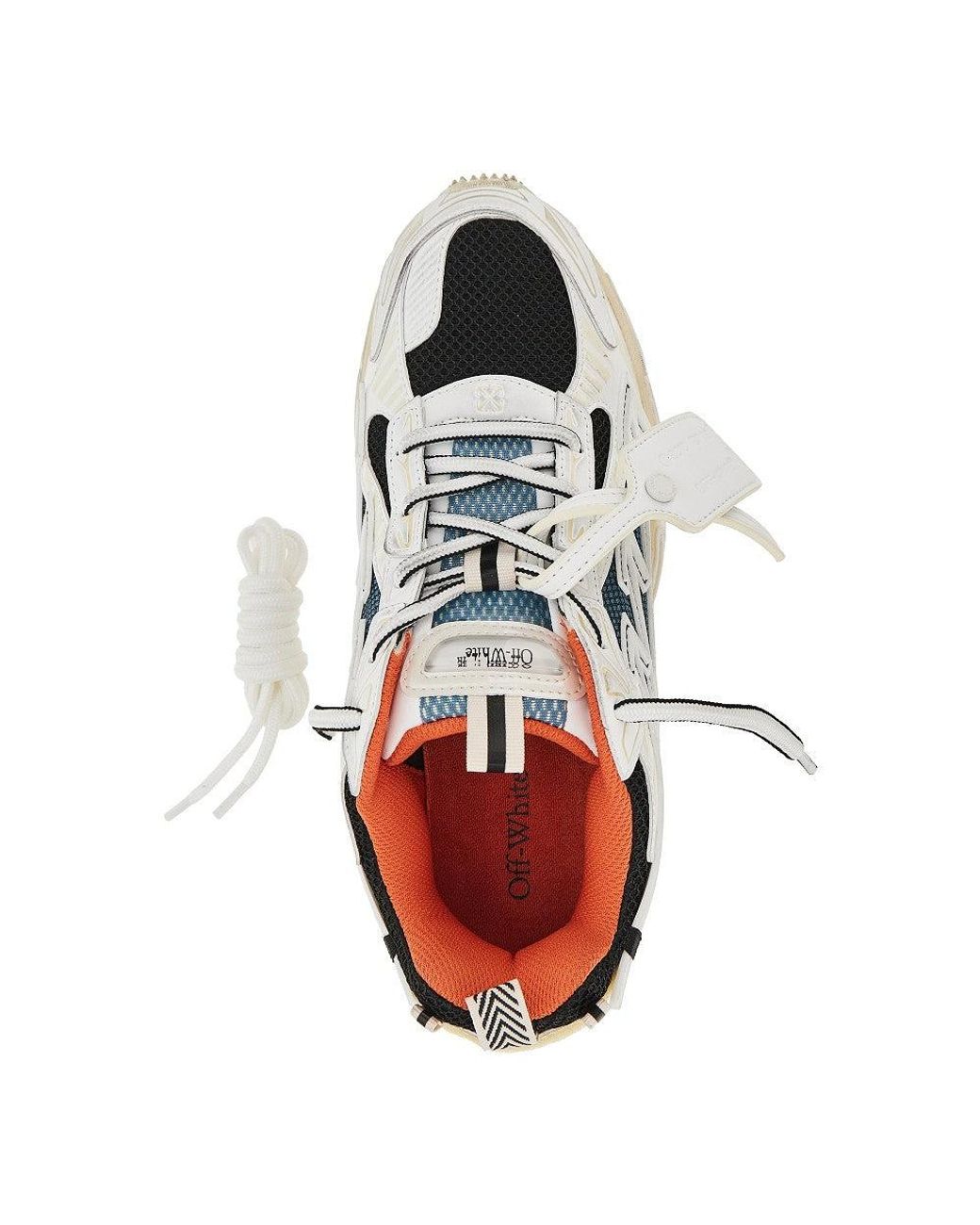 Off-White c/o Virgil Abloh Blue Worn Out Effect 'Be Right Back' Sneakers for men