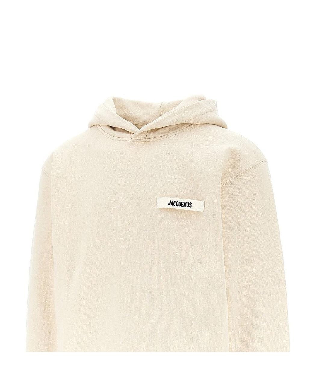 Jacquemus Natural 'Gros Grain' Hoodie for men