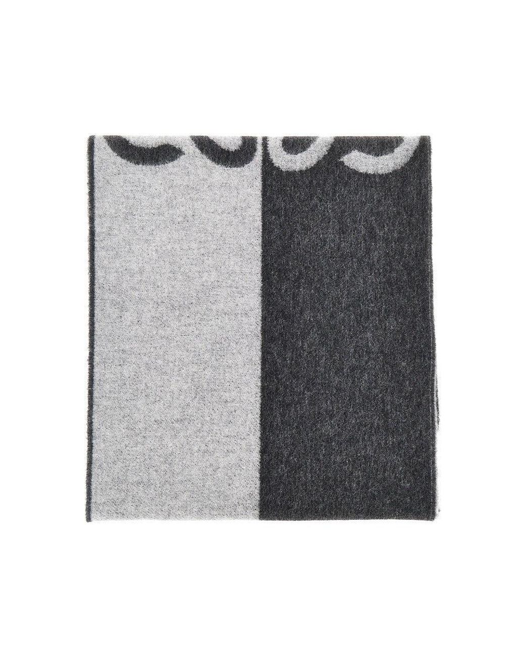 Loewe Metallic Wool And Cashmere Scarf for men