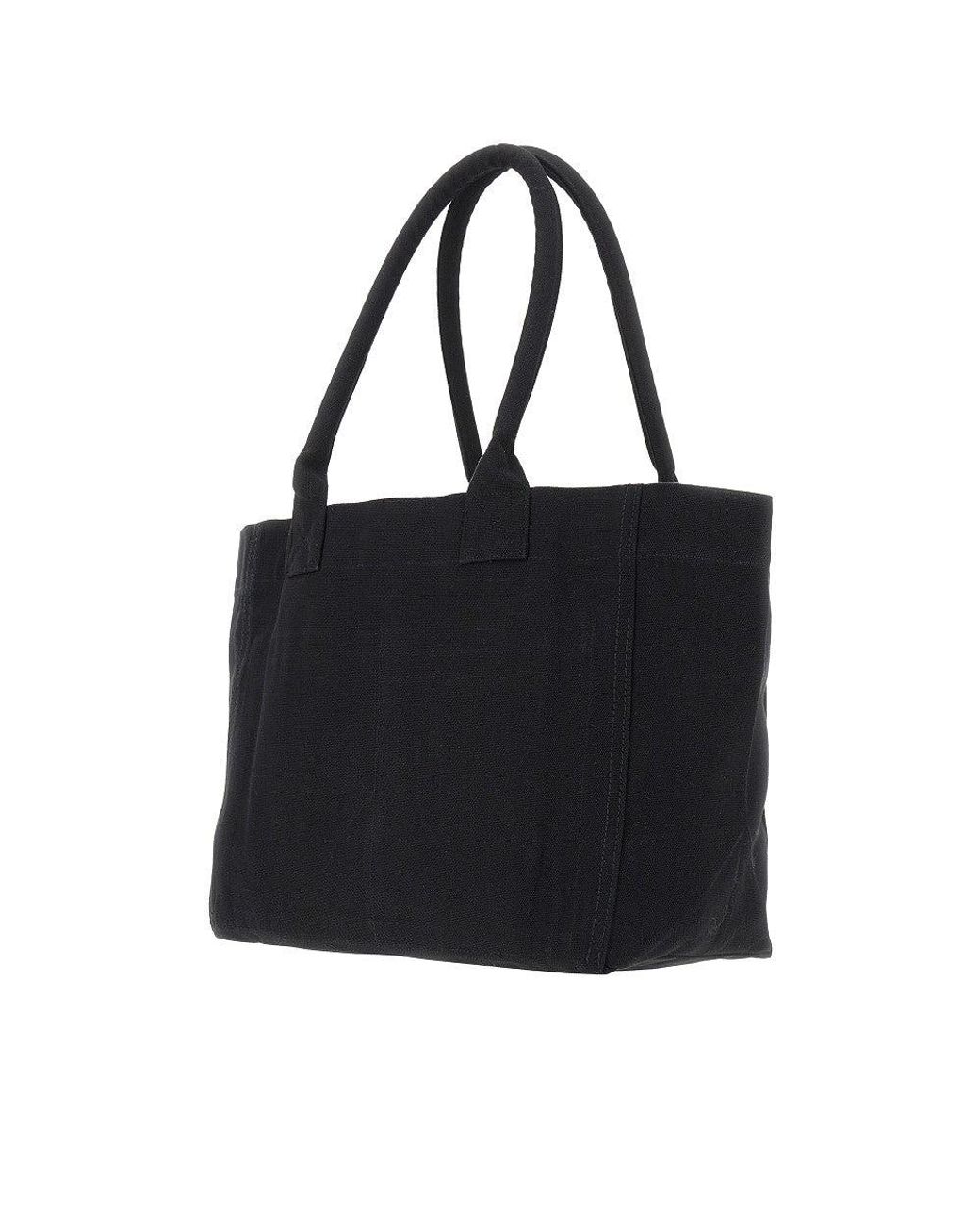 Isabel Marant Black 'Yenky Zipped' Canvas Tote Bag