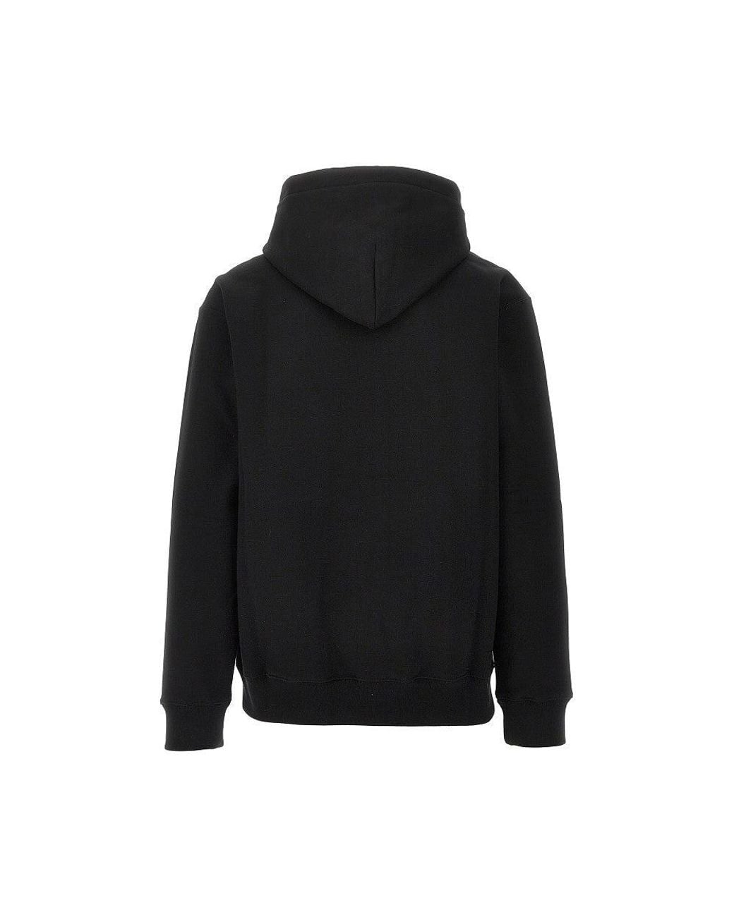 Gucci Black Logo Print Hoodie for men