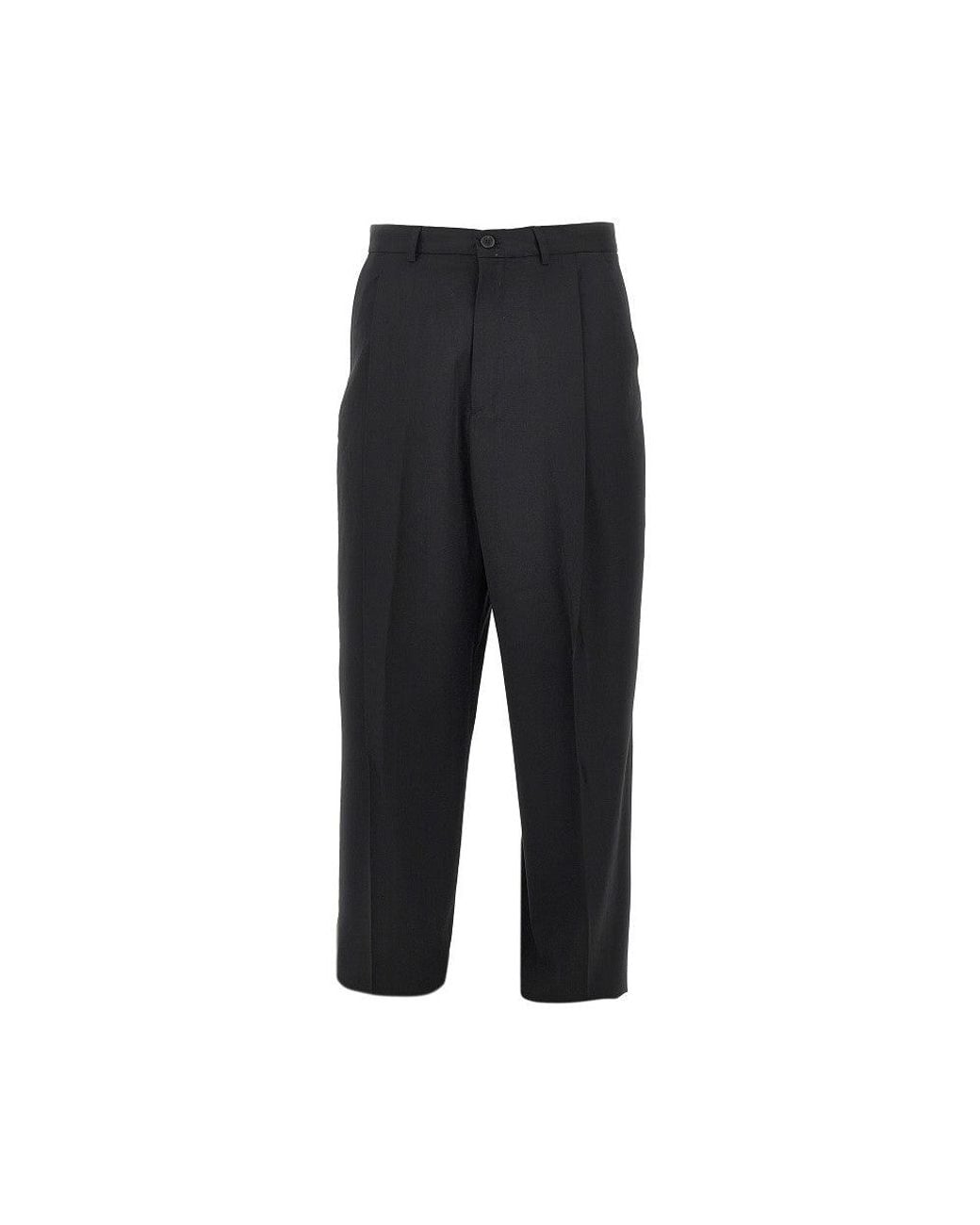 Cmmn Swdn Black 'Midas' Wool Twill Pants for men