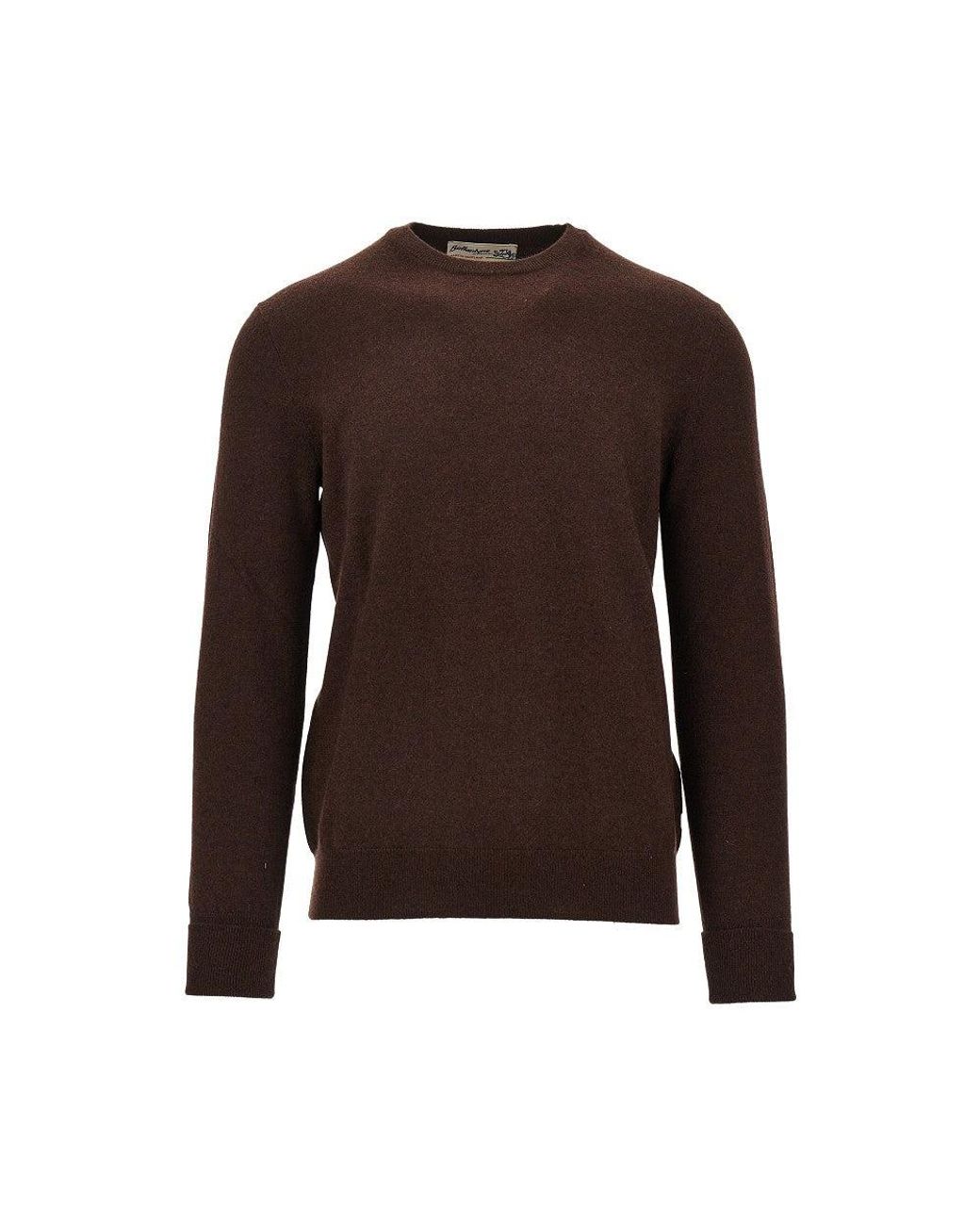 Pullover Girocollo di Ballantyne in Brown da Uomo