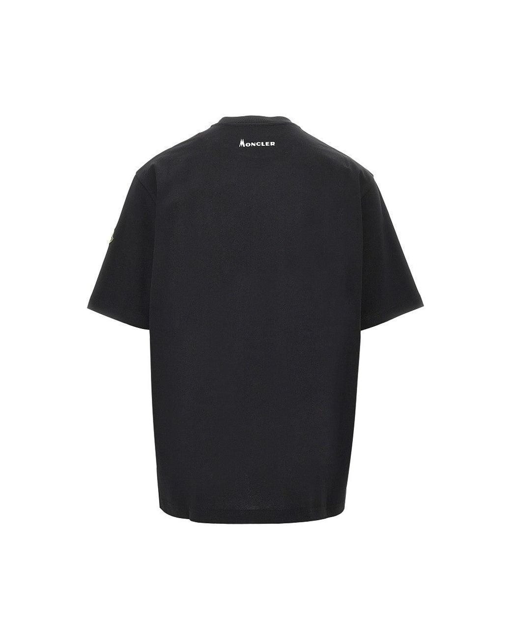Moncler Black Re-Icons T-Shirt for men