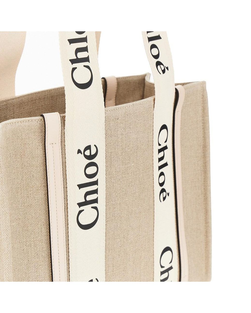 Chloé Metallic Medium 'Woody' Tote Bag