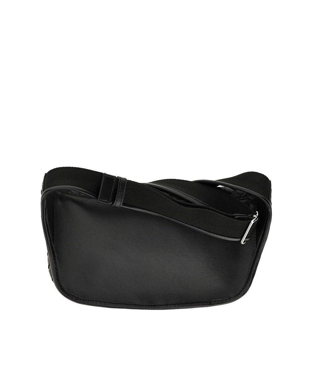 Bottega Veneta Black Intrecciato Nappa Leather 'Veneto' Bag for men