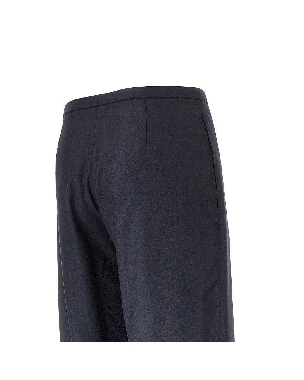 Gucci Blue Light Wool Pants