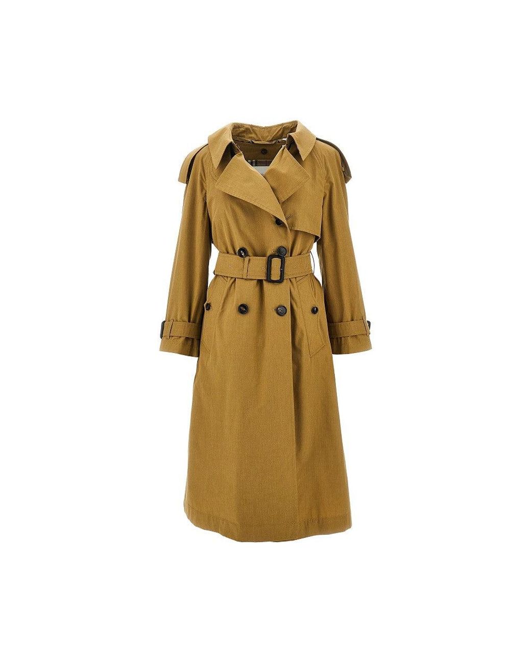Burberry Metallic 'Fitzrovia' Trench Coat With Removable Liner