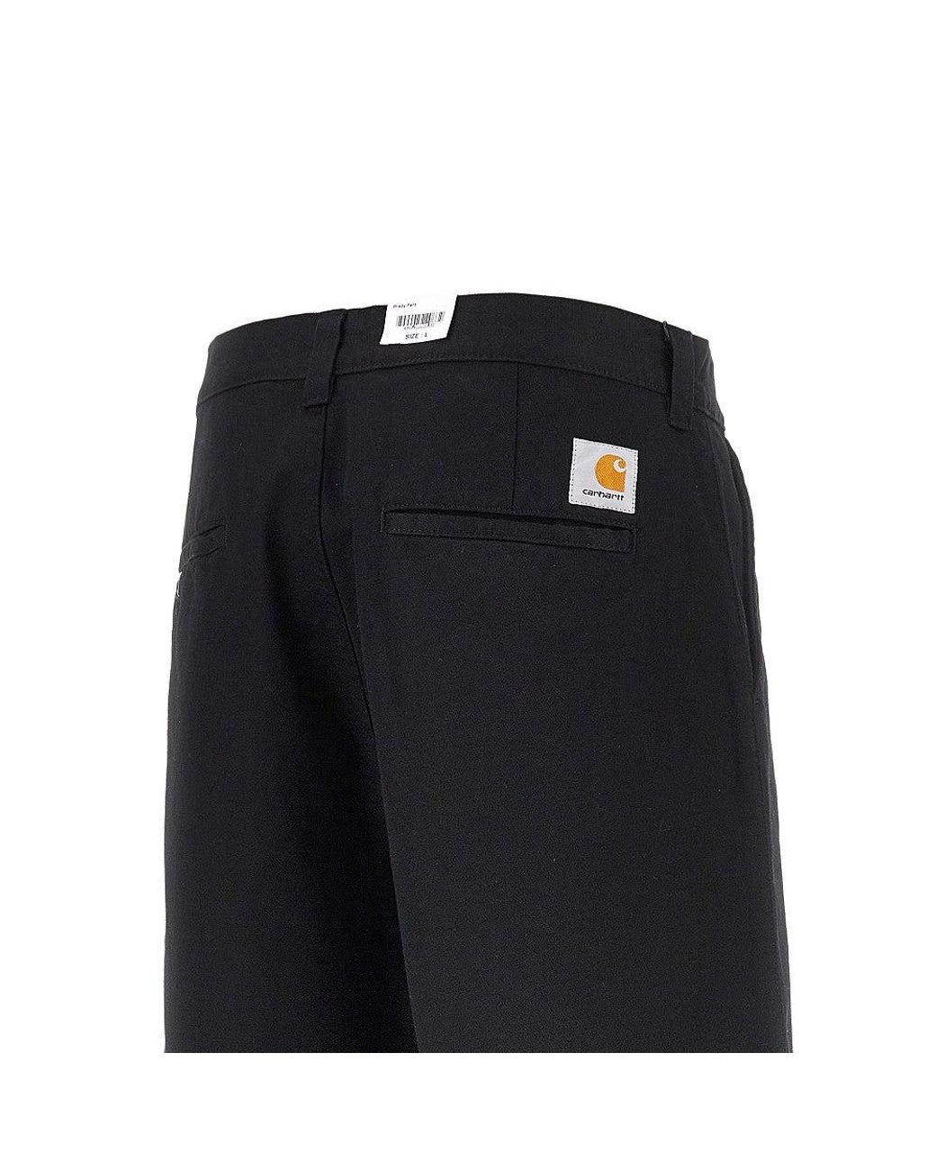 Carhartt Black 'Brady' Twill Pants for men