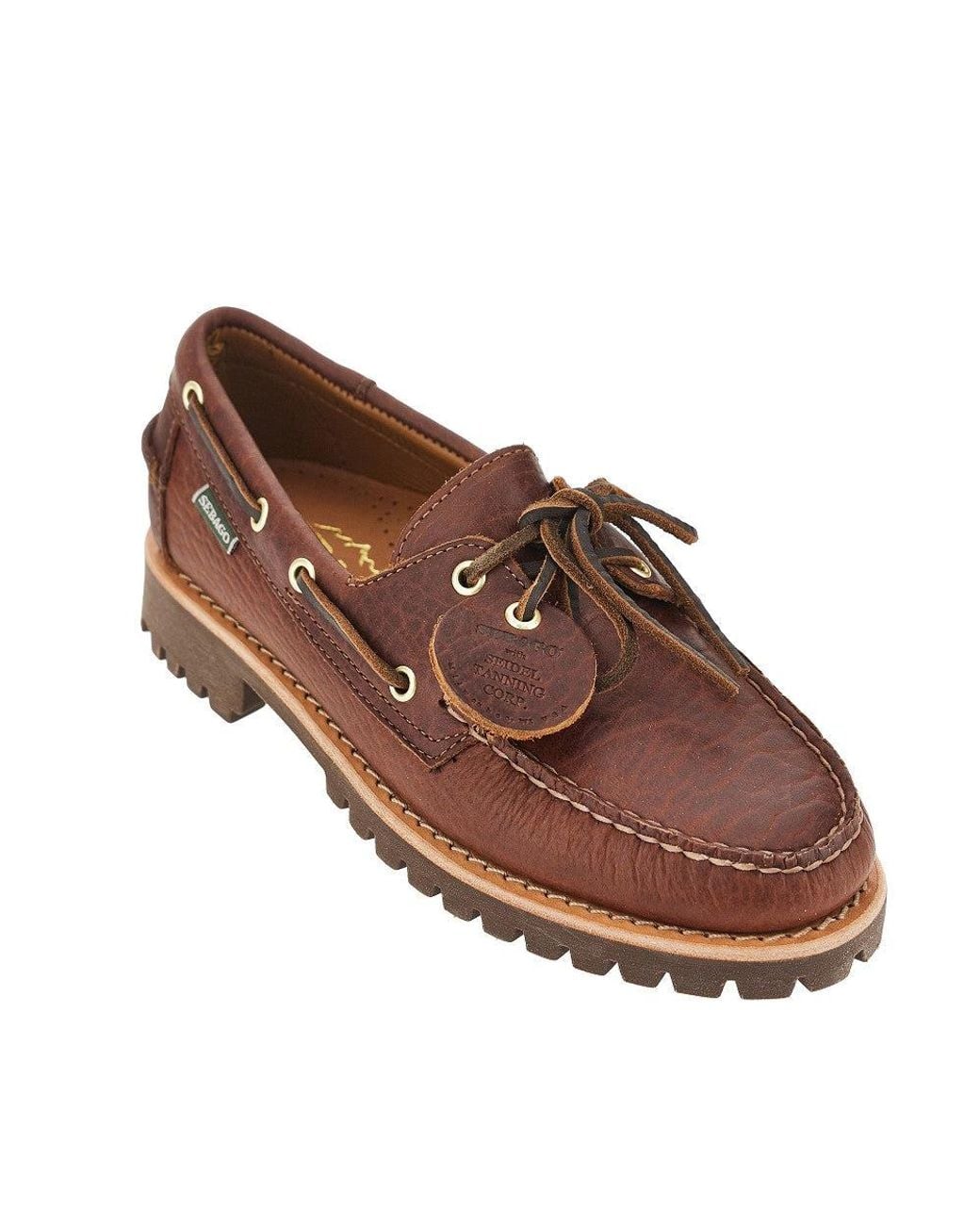 Sebago Brown Ranger Artisan Momoth Loafers for men