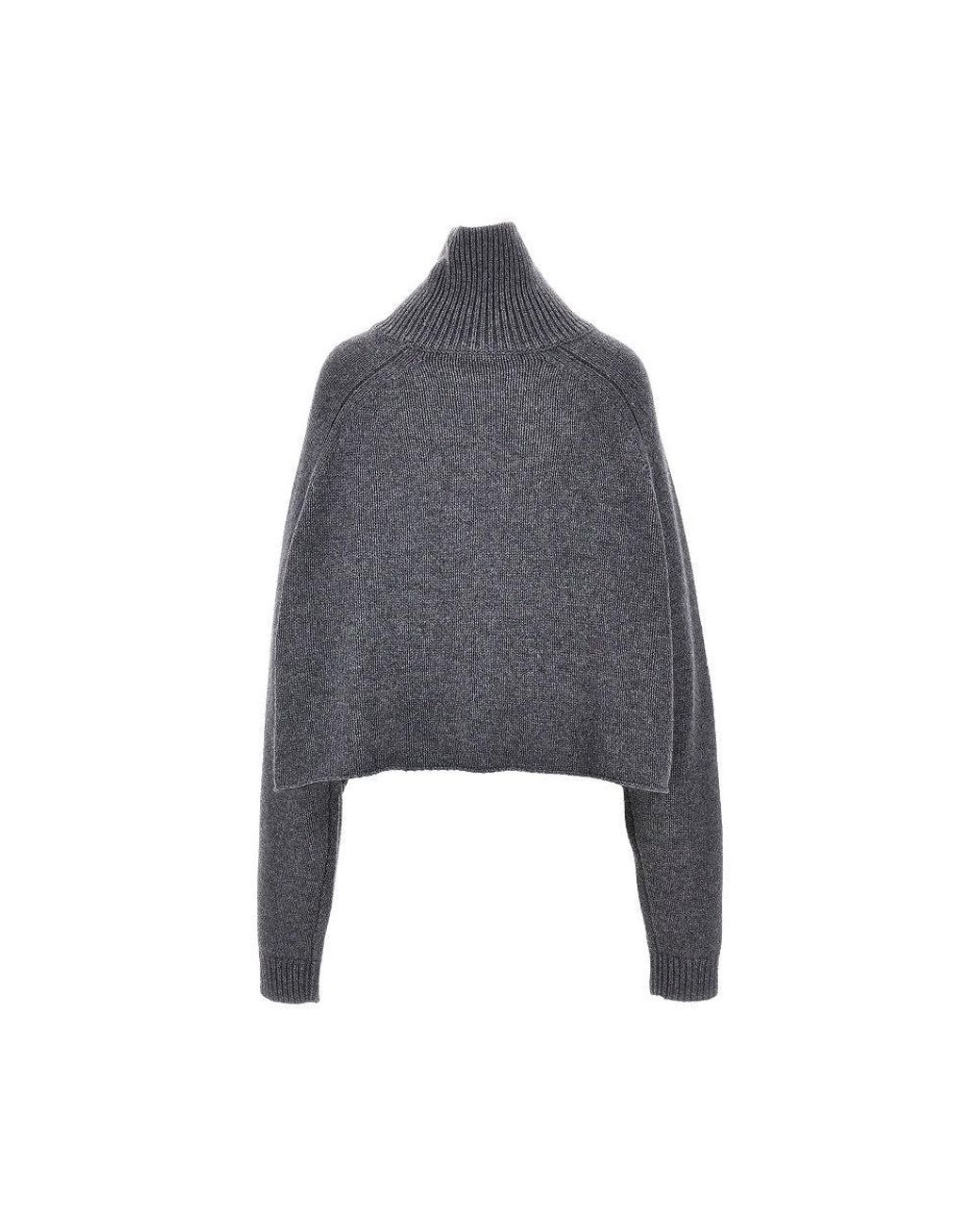 Lisa Yang Gray 'Cathie' Cashmere Knitted Sweater