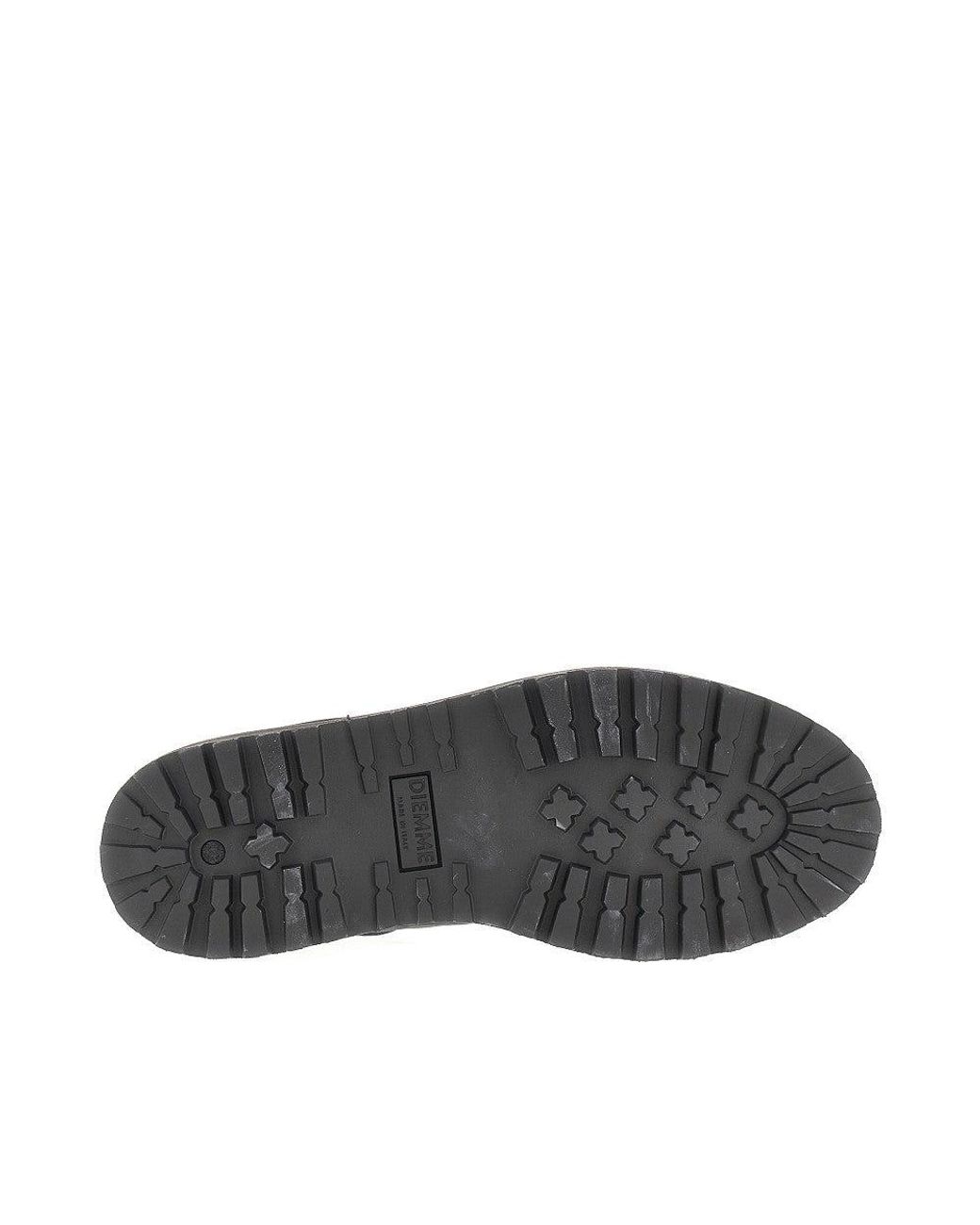 Diemme Black Leather And Rubber 'Cornaro' Sneakers for men