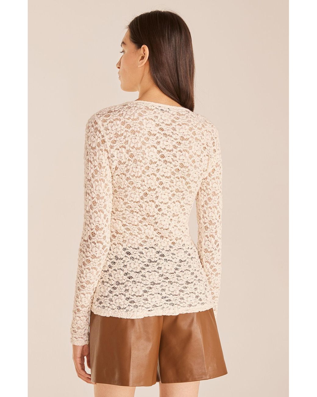 New Rebecca Taylor Lace Bell Sleeve 
