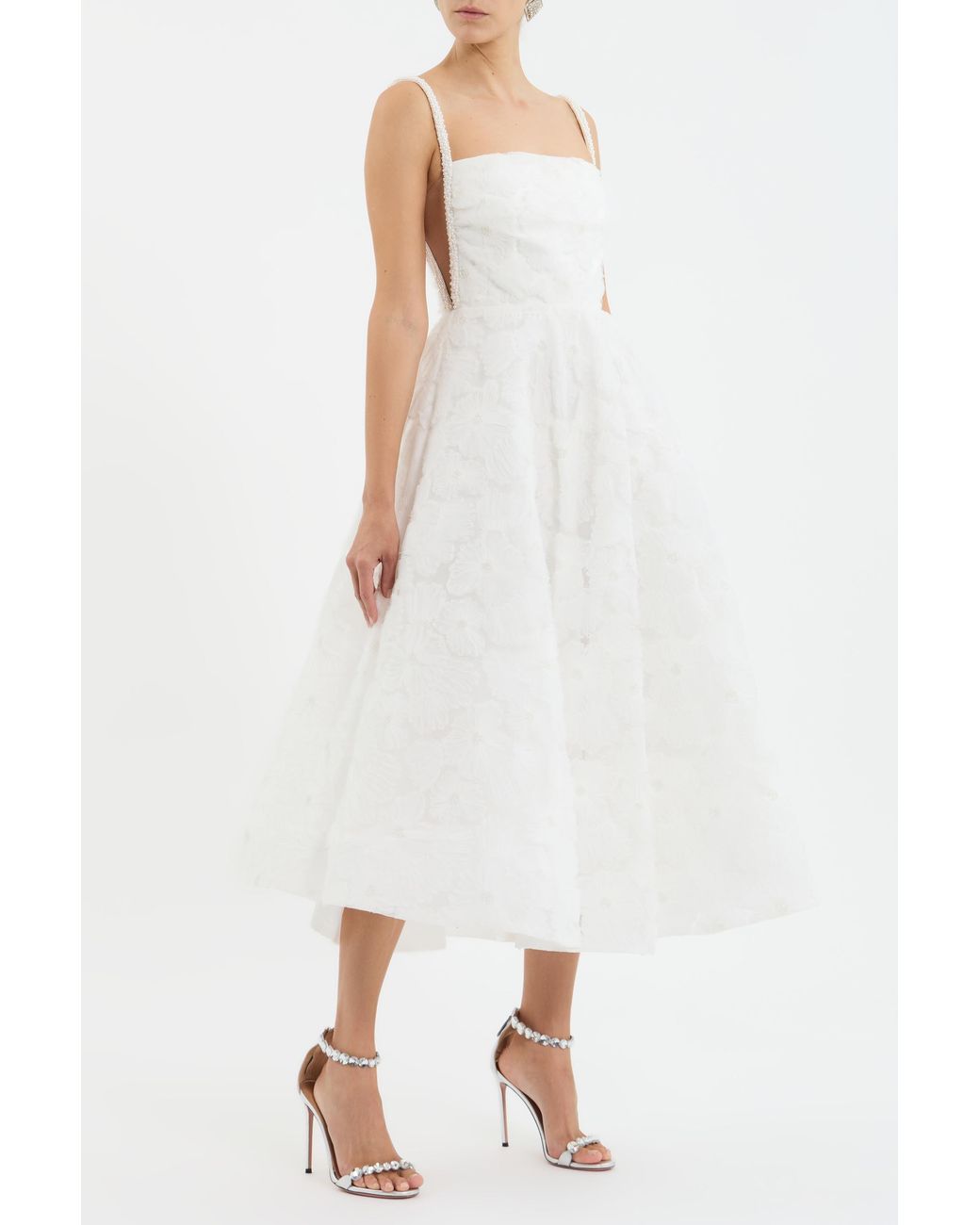 Rebecca Vallance White Deliah Midi