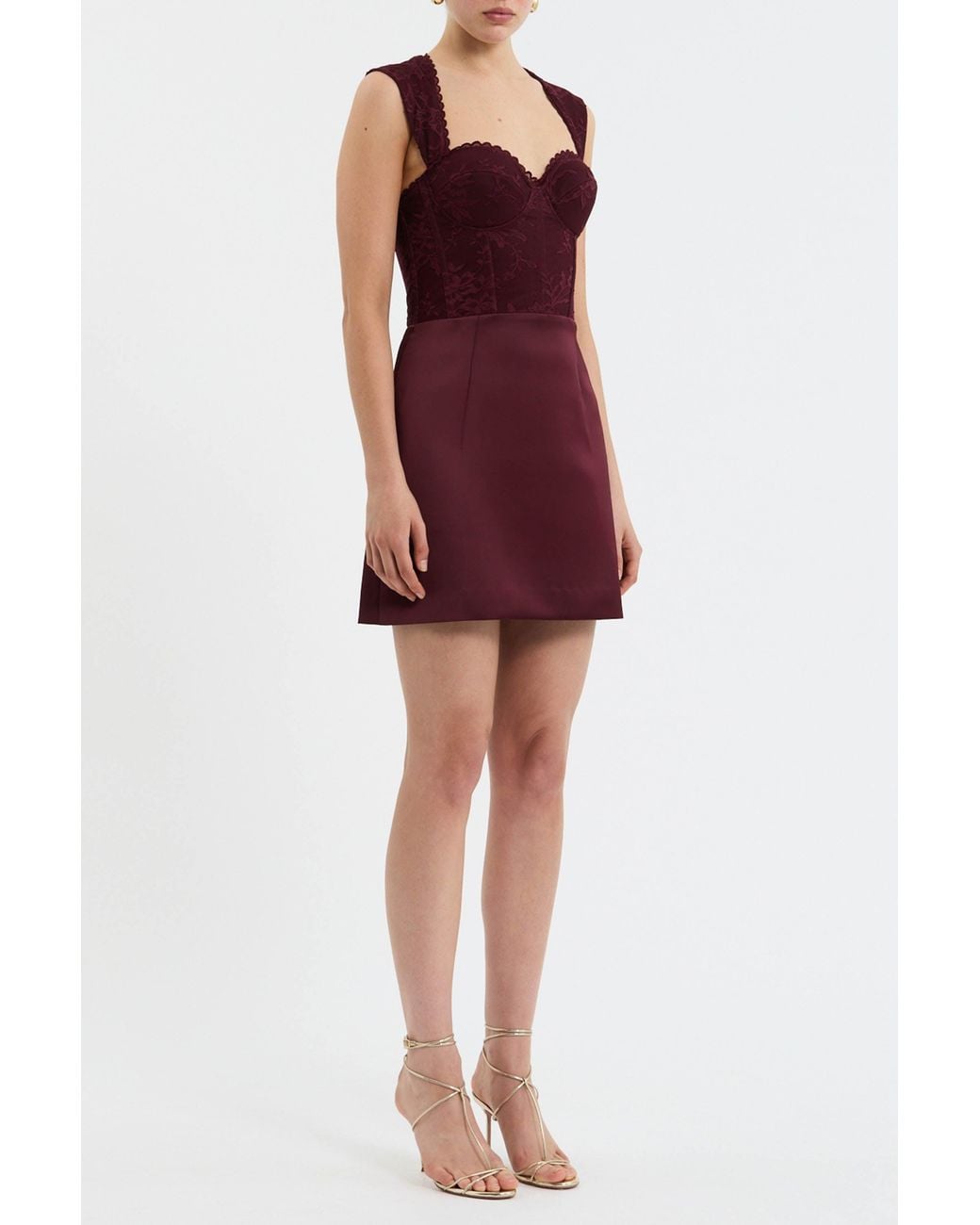 Rebecca Vallance Red Avalon Mini Dress