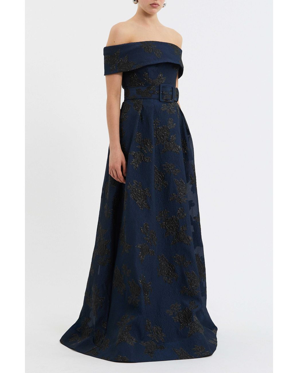 Rebecca Vallance Blue Afina Maxi Dress