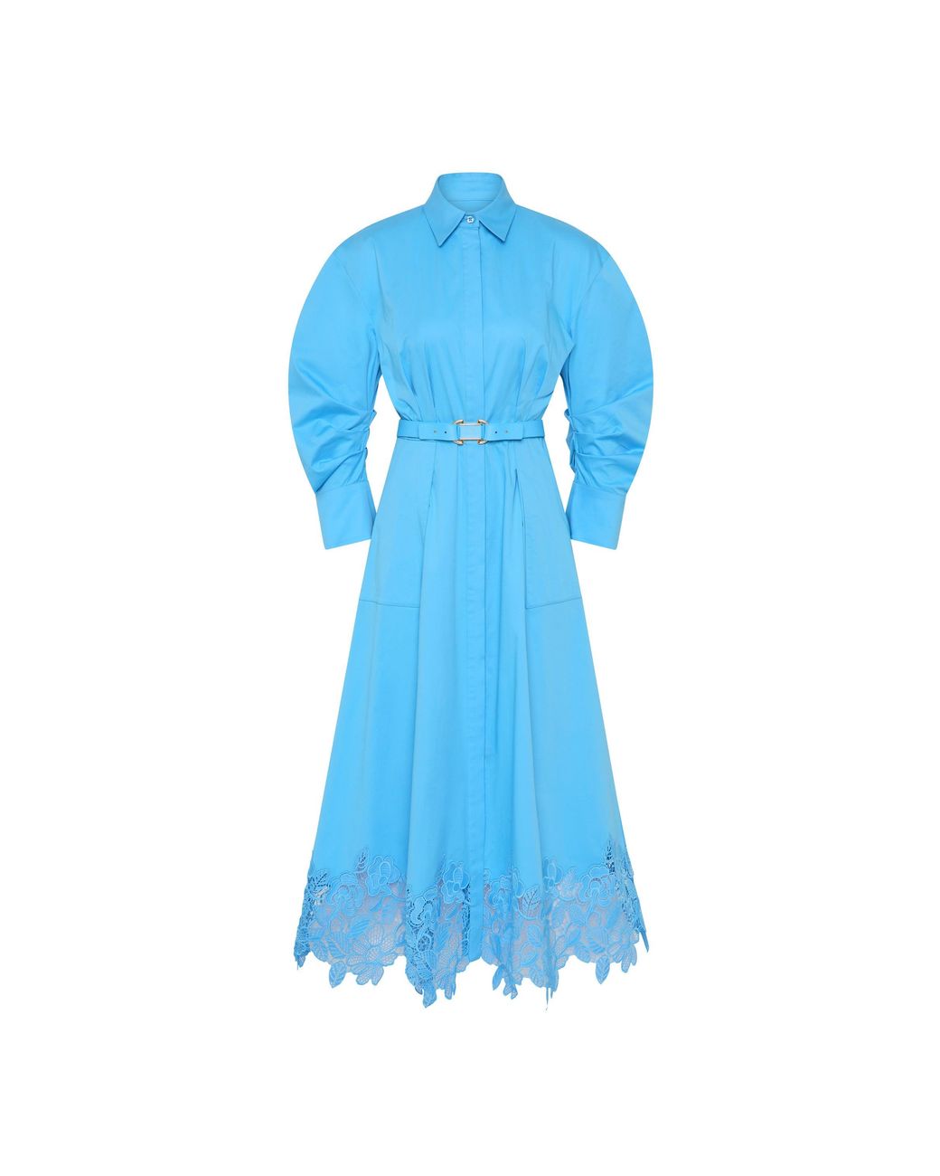 Rebecca Vallance Blue Montreux Shirt Midi Dress
