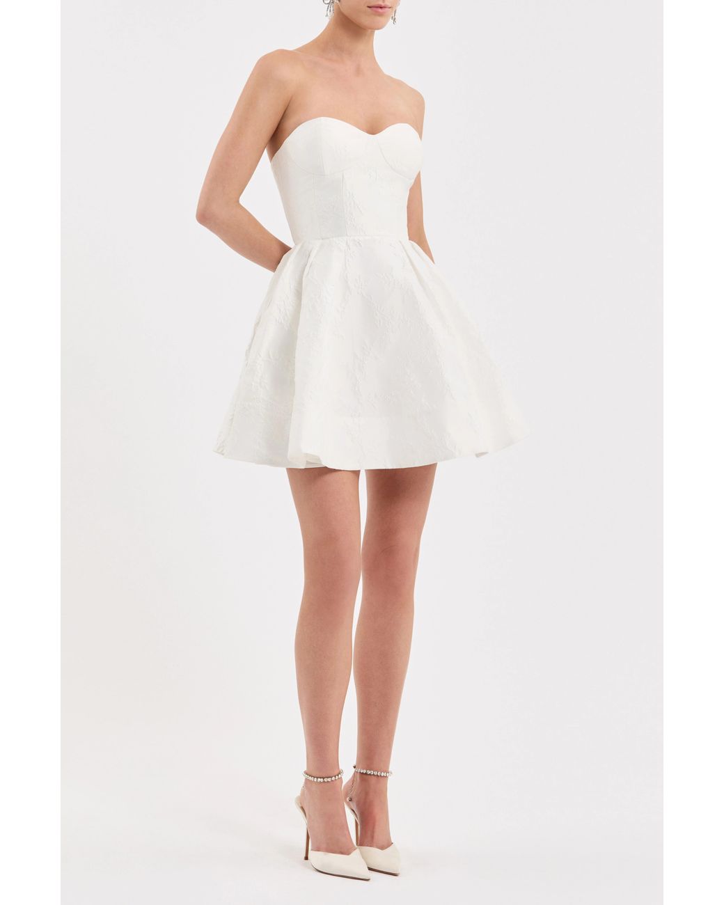 Rebecca Vallance White Revolution Mini Dress