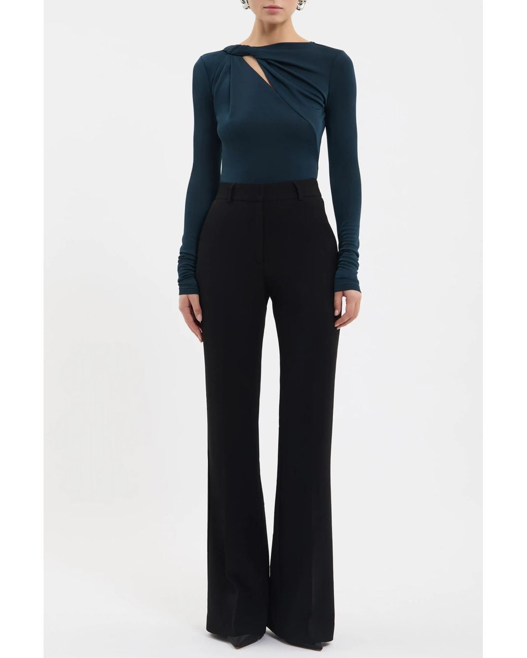Rebecca Vallance Blue Jazzlyn Long Sleeve Top