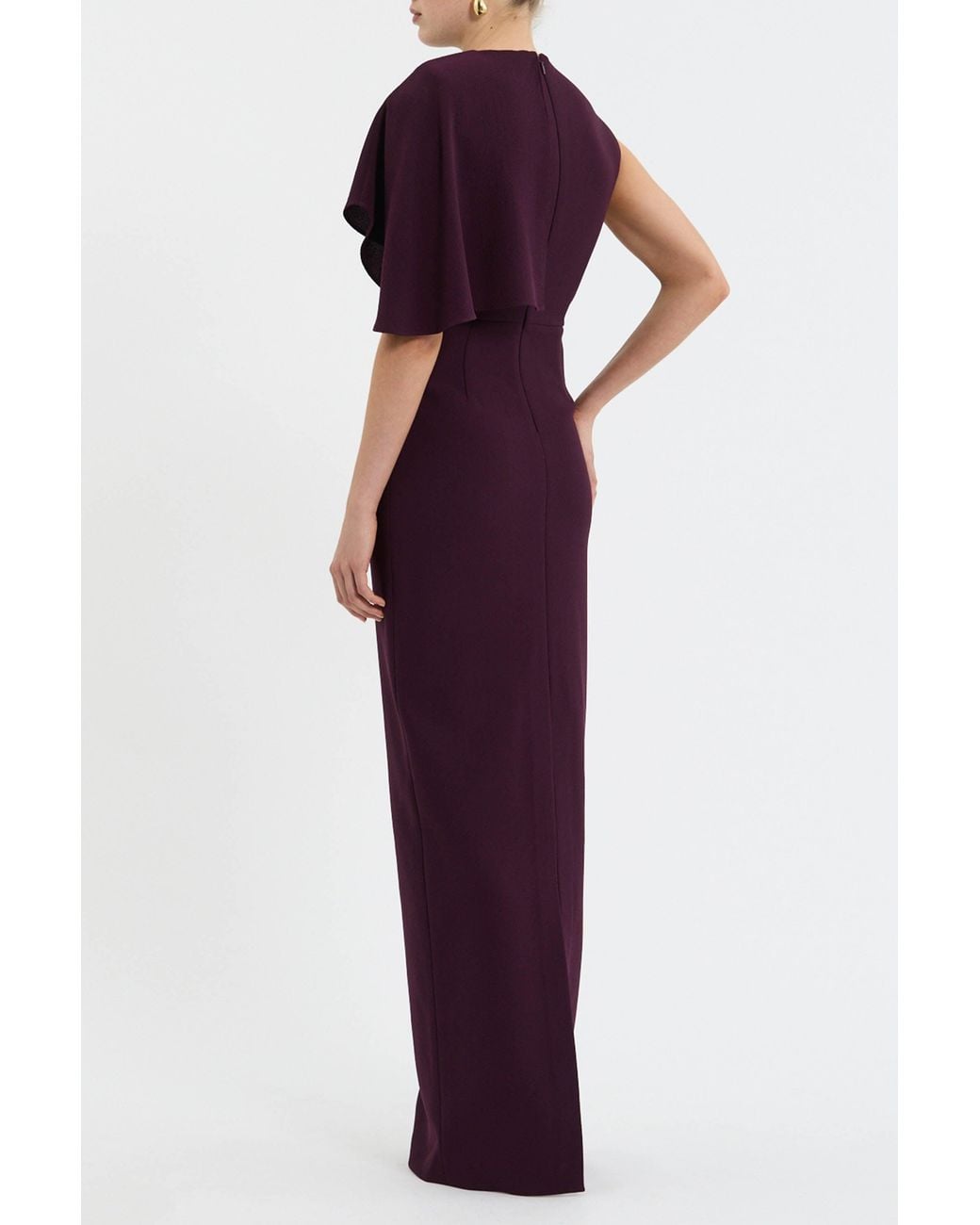 Rebecca Vallance Purple Syrah Gown