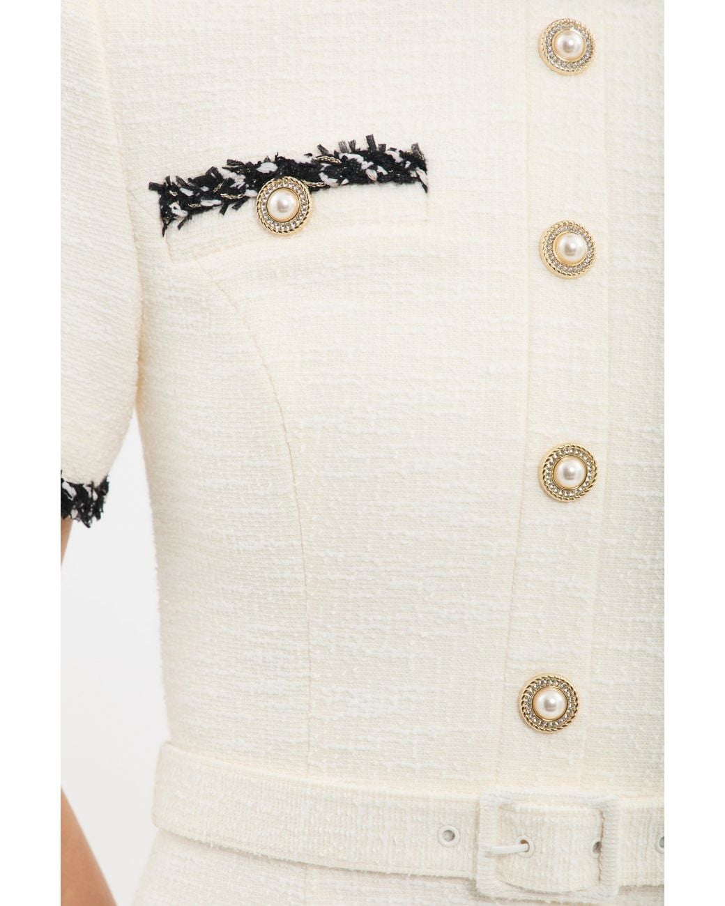 Rebecca Vallance White Jacquie Mini Dress