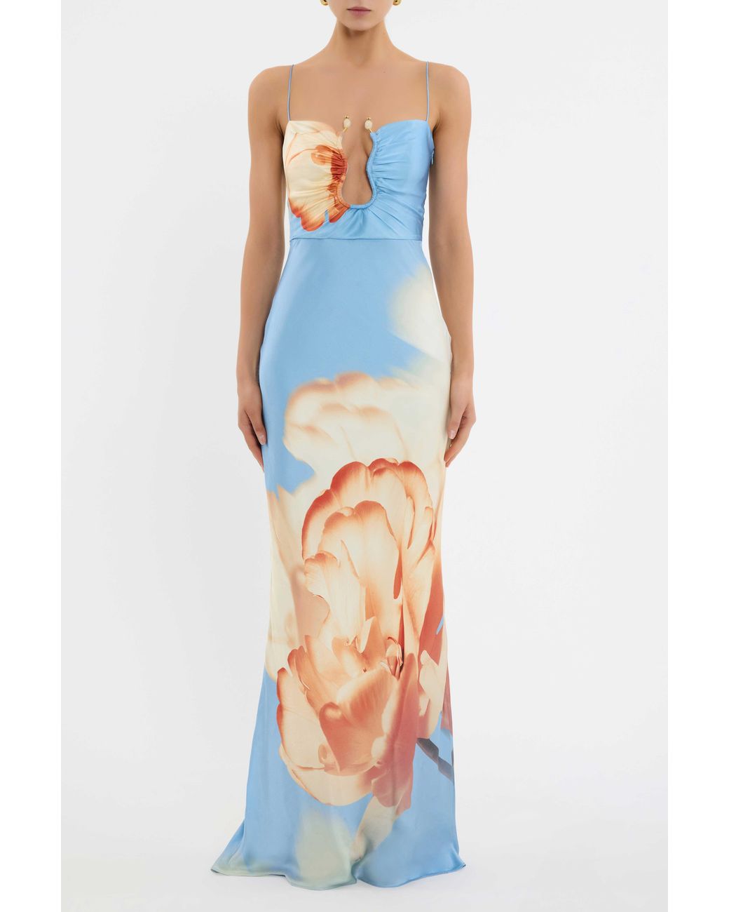 Rebecca Vallance White Perez Maxi Dress