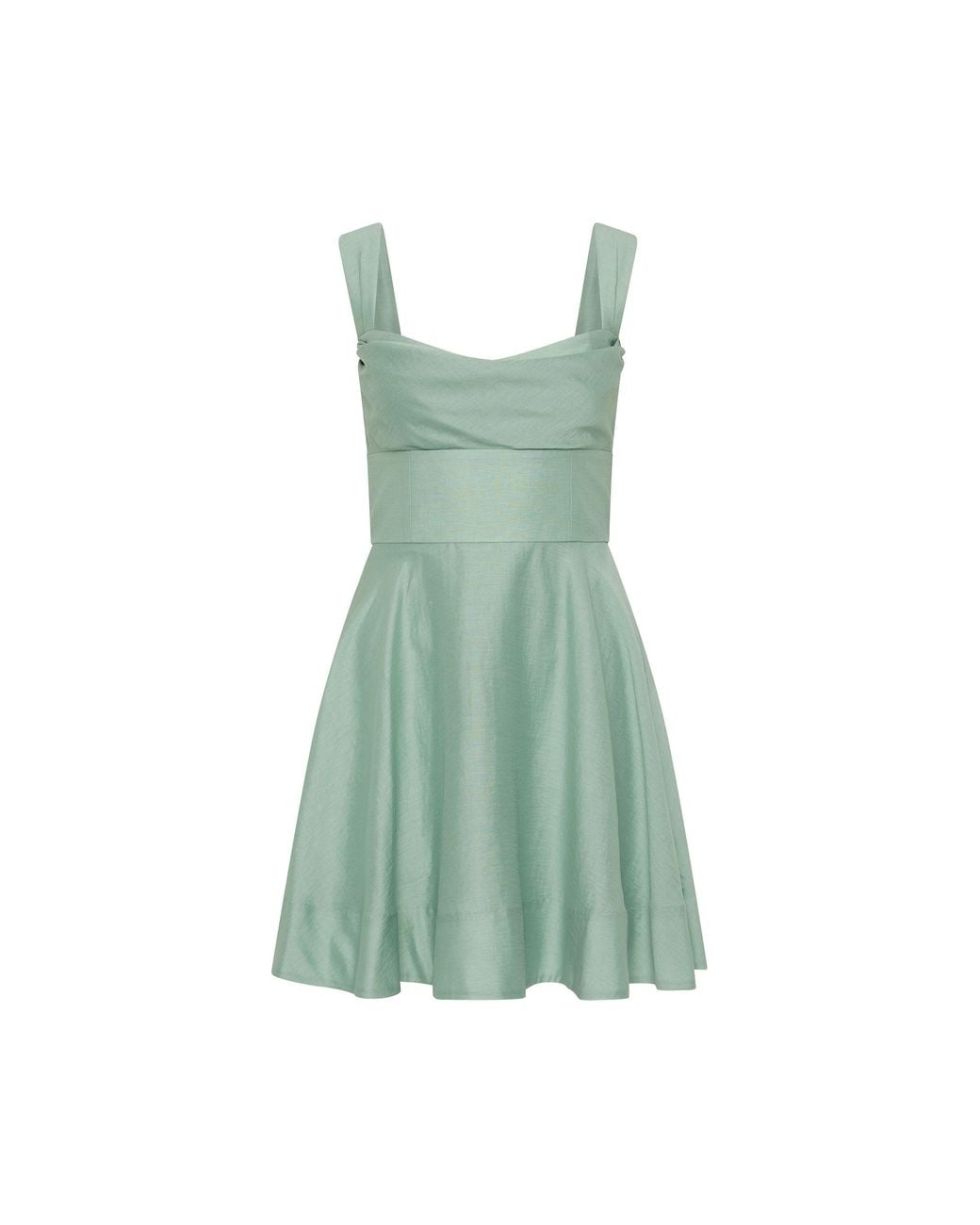 Rebecca Vallance Green Serenity Mini Dress