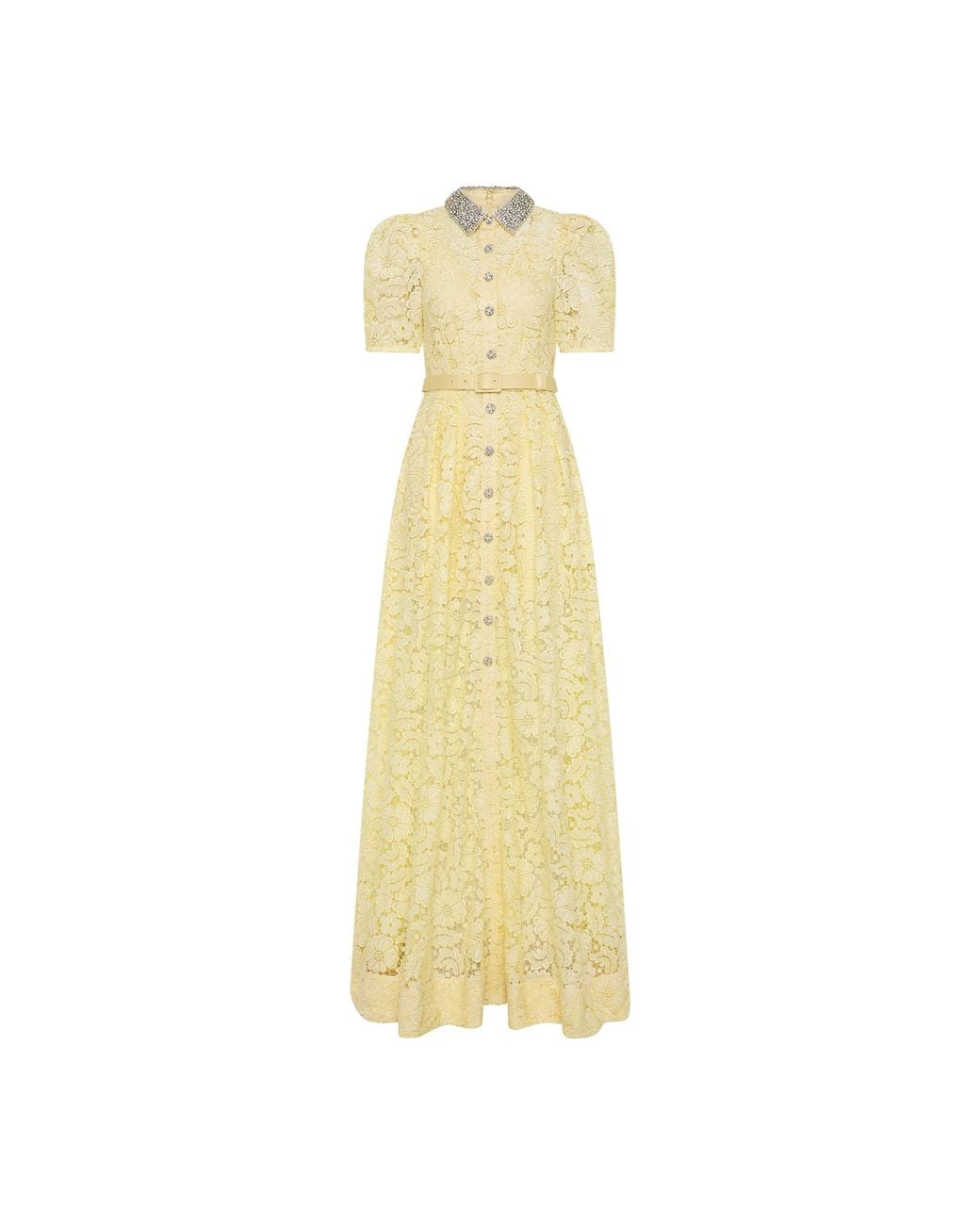 Rebecca Vallance White Citrine Maxi Dress