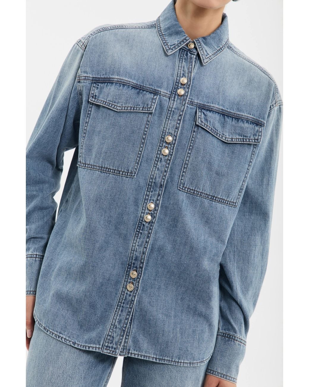 Rebecca Vallance Blue Kendall Shirt