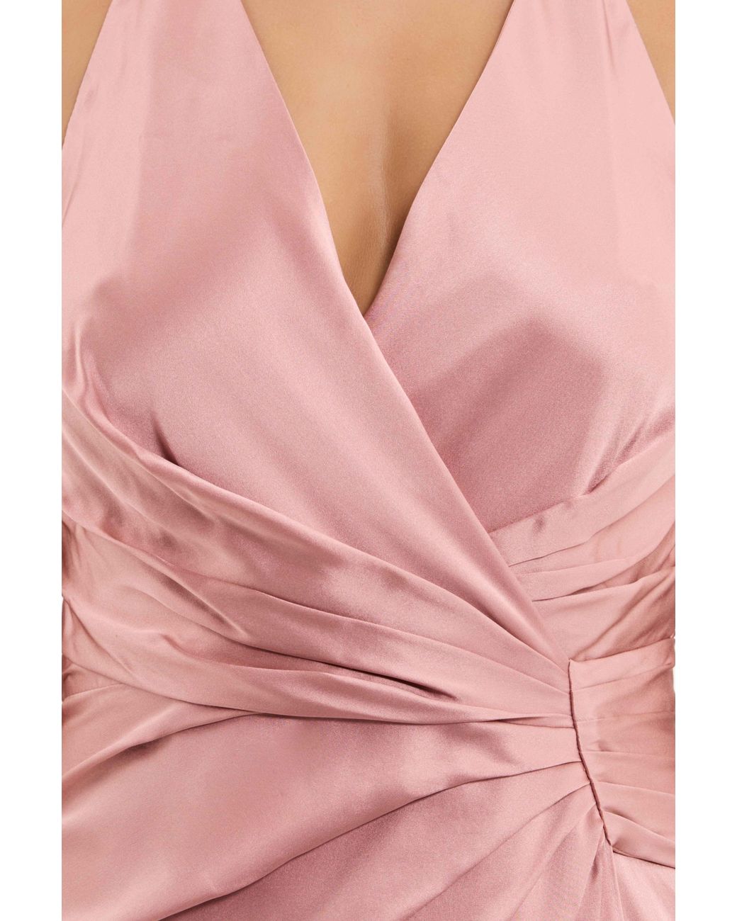 Rebecca Vallance Pink Billy V Neck Maxi Dress
