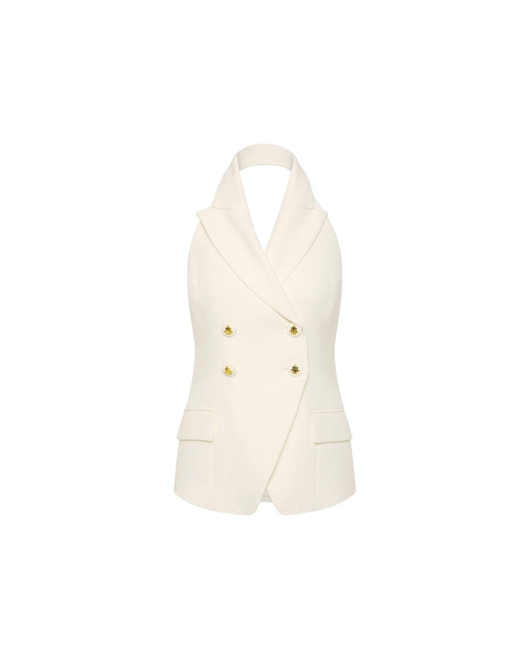 Rebecca Vallance White Odilia Vest Top