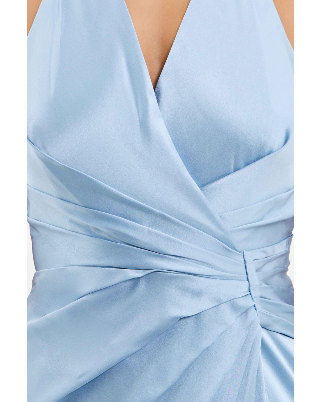 Rebecca Vallance Blue Billy V Neck Maxi Dress