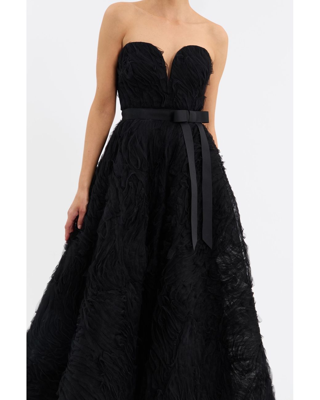 Rebecca Vallance Black Willow Midi Dress