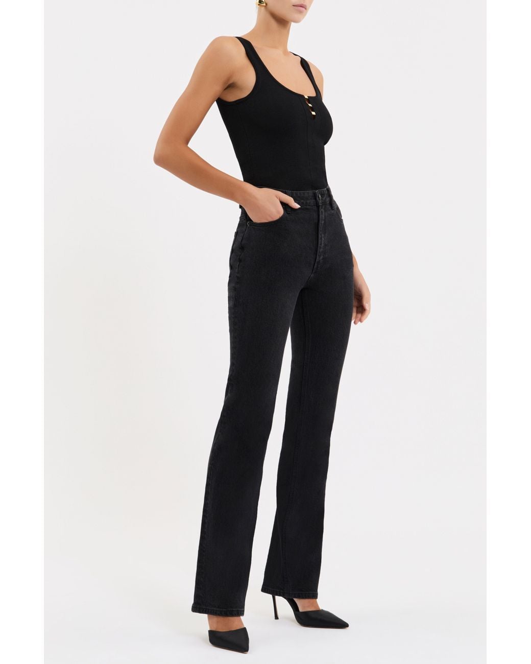 Rebecca Vallance Black Kate Relaxed Jean