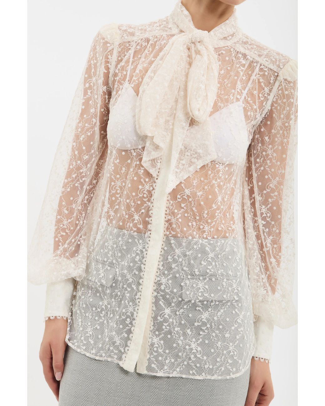 Rebecca Vallance Natural Delphina Blouse