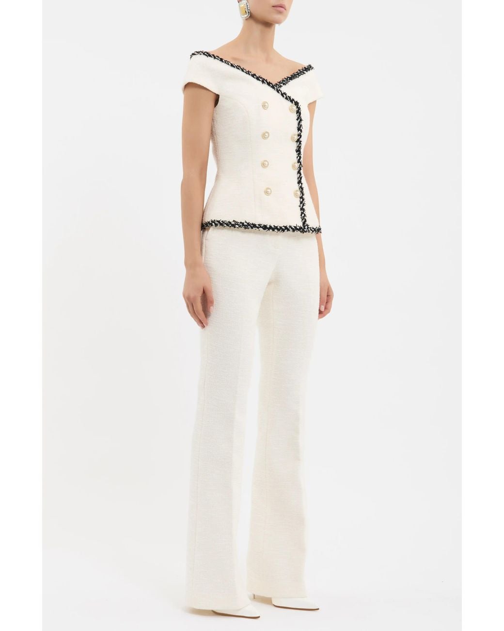 Rebecca Vallance Natural Jacquie Top