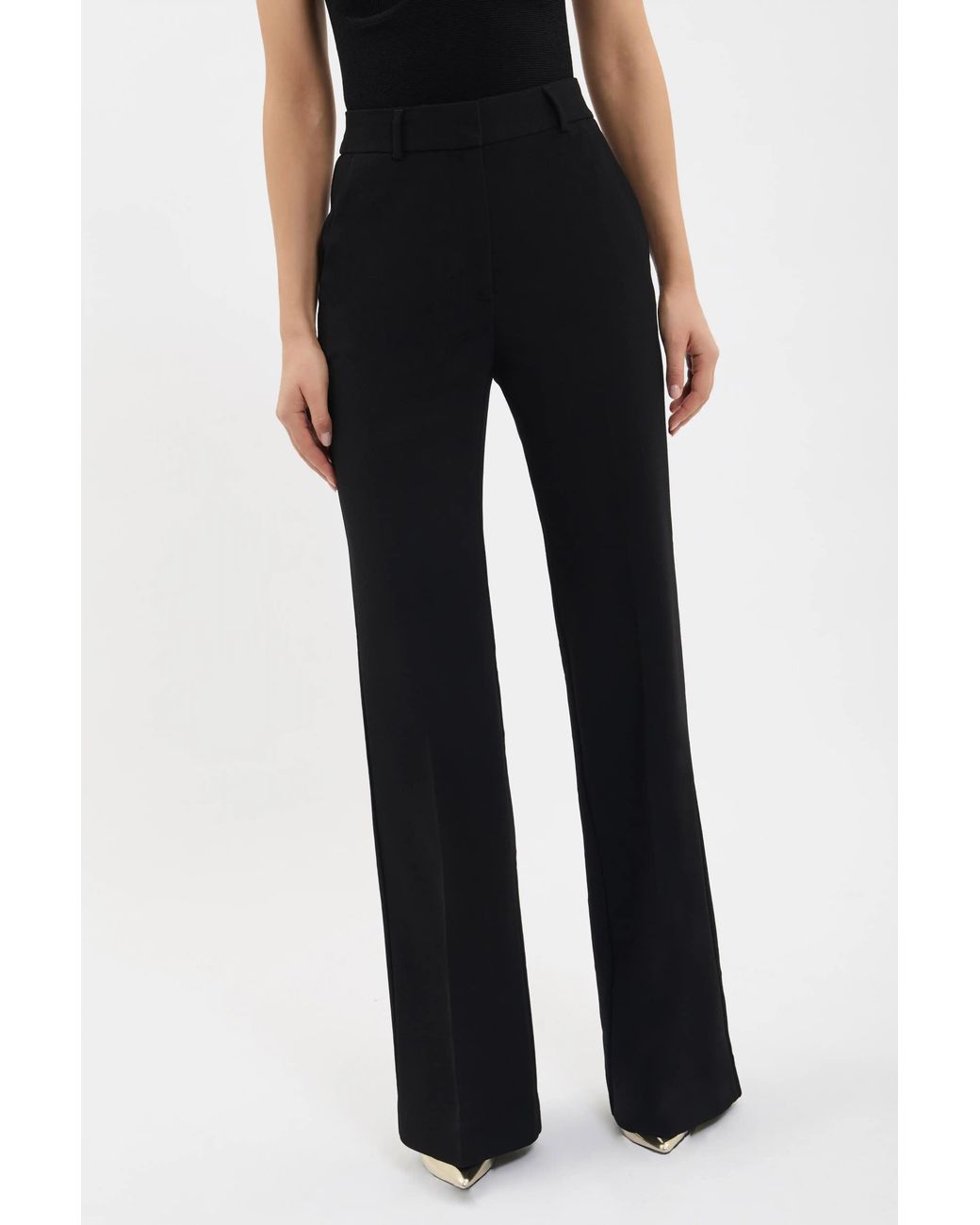 Rebecca Vallance Black Odilia Straight Pant