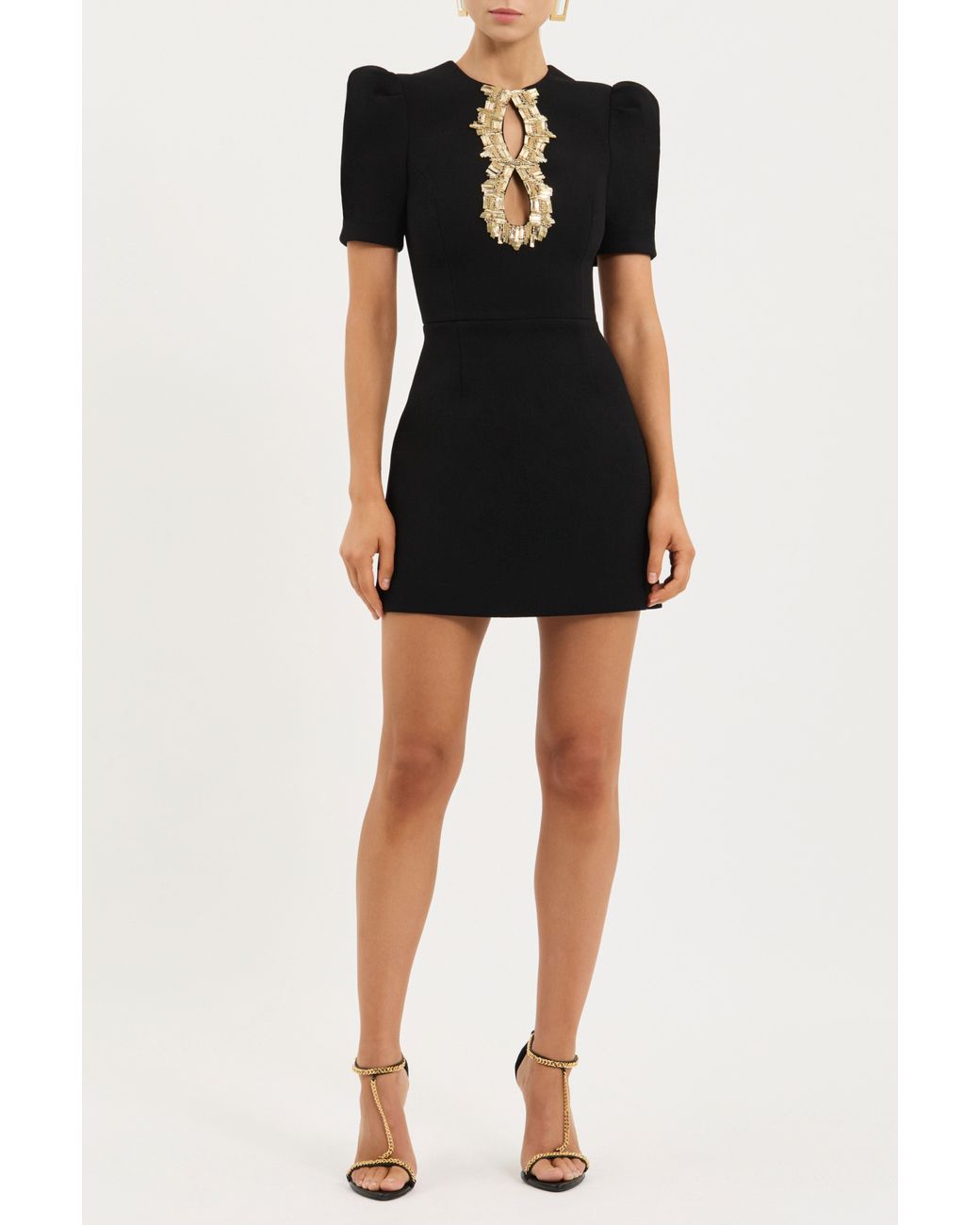 Rebecca Vallance Black Alexandrite Mini Dress